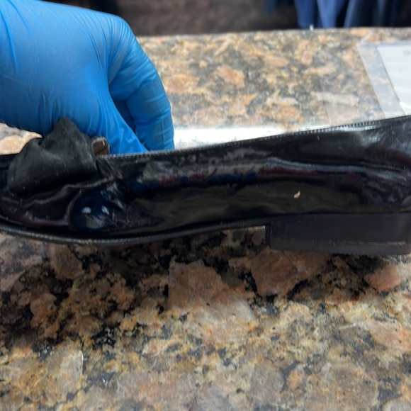 Vintage Vaneli black patent leather flat size 4 1/2 - Picture 4 of 5
